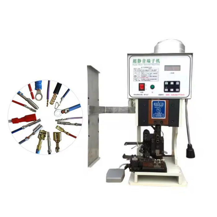 Automatic Terminal Press Machine Motor Power 0.75KW Semi Automatic Press Terminales OTP Ring Tube Flag ...