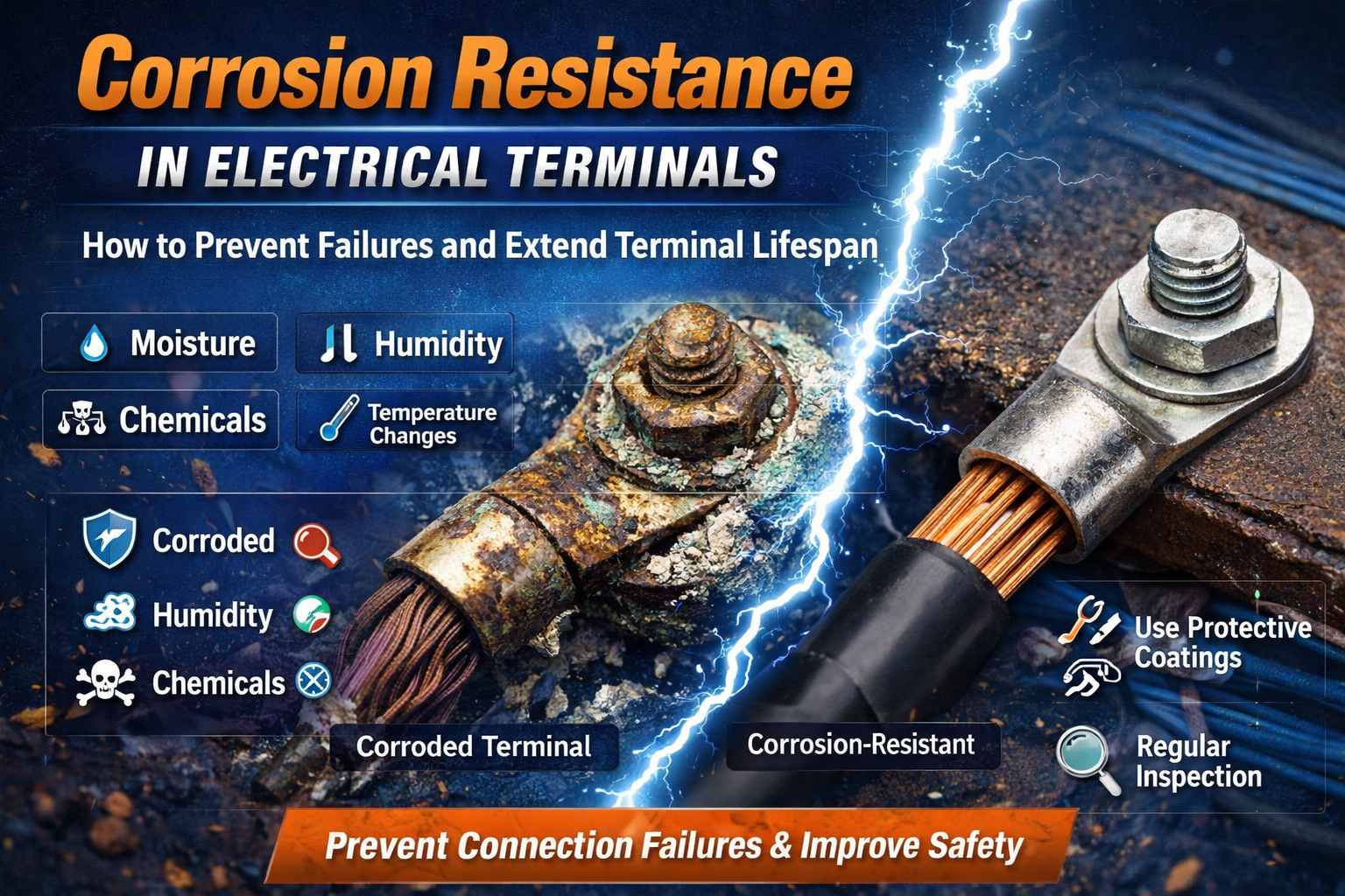 Corrosion Resistance in Electrical Terminals
