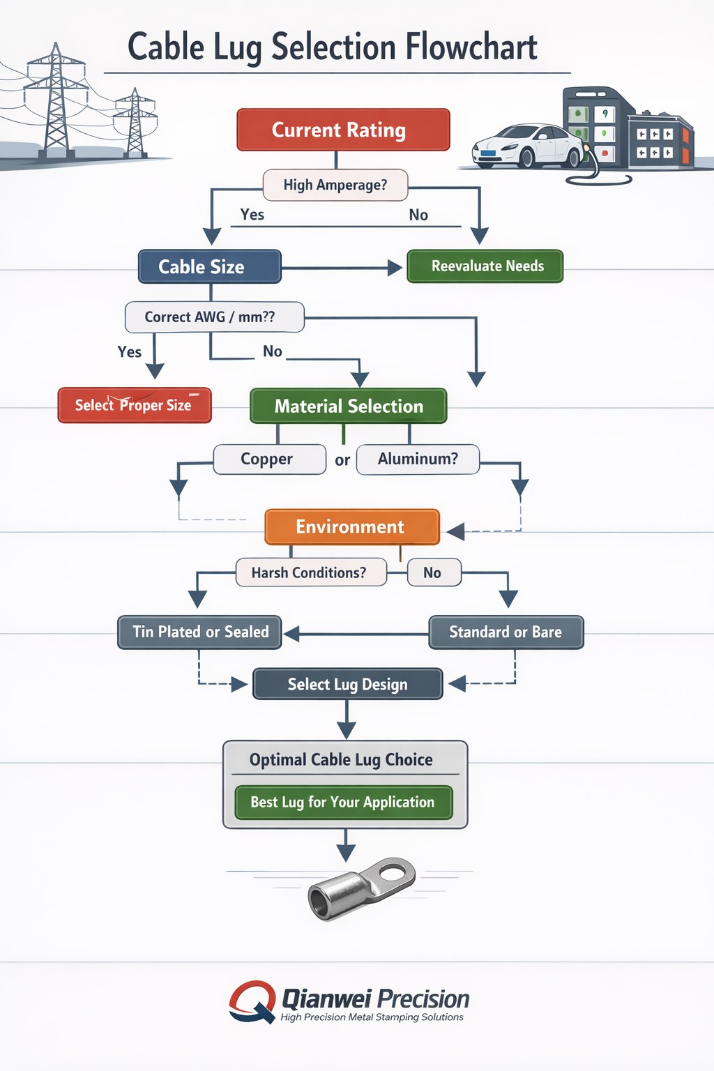 Cable Lugs for High Current Applications