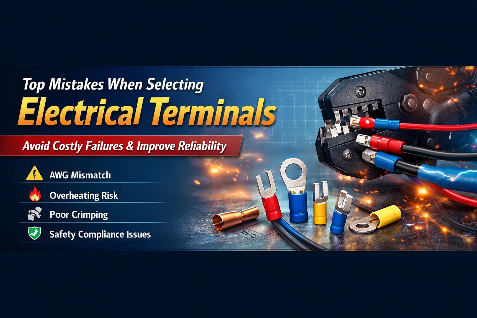맨 위 10 mistake when selecting electricle terminals