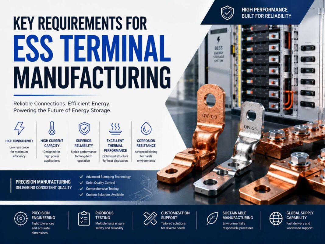 ESS terminals manufacturing